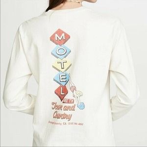 Re/Done '90s Motel Graphic T-Shirt Size XS.